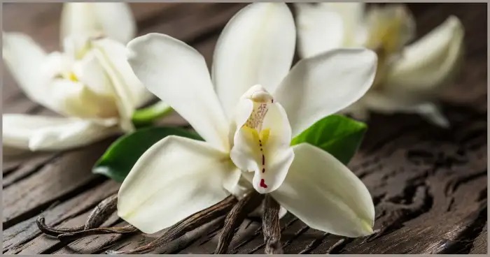 A vanilla flower.