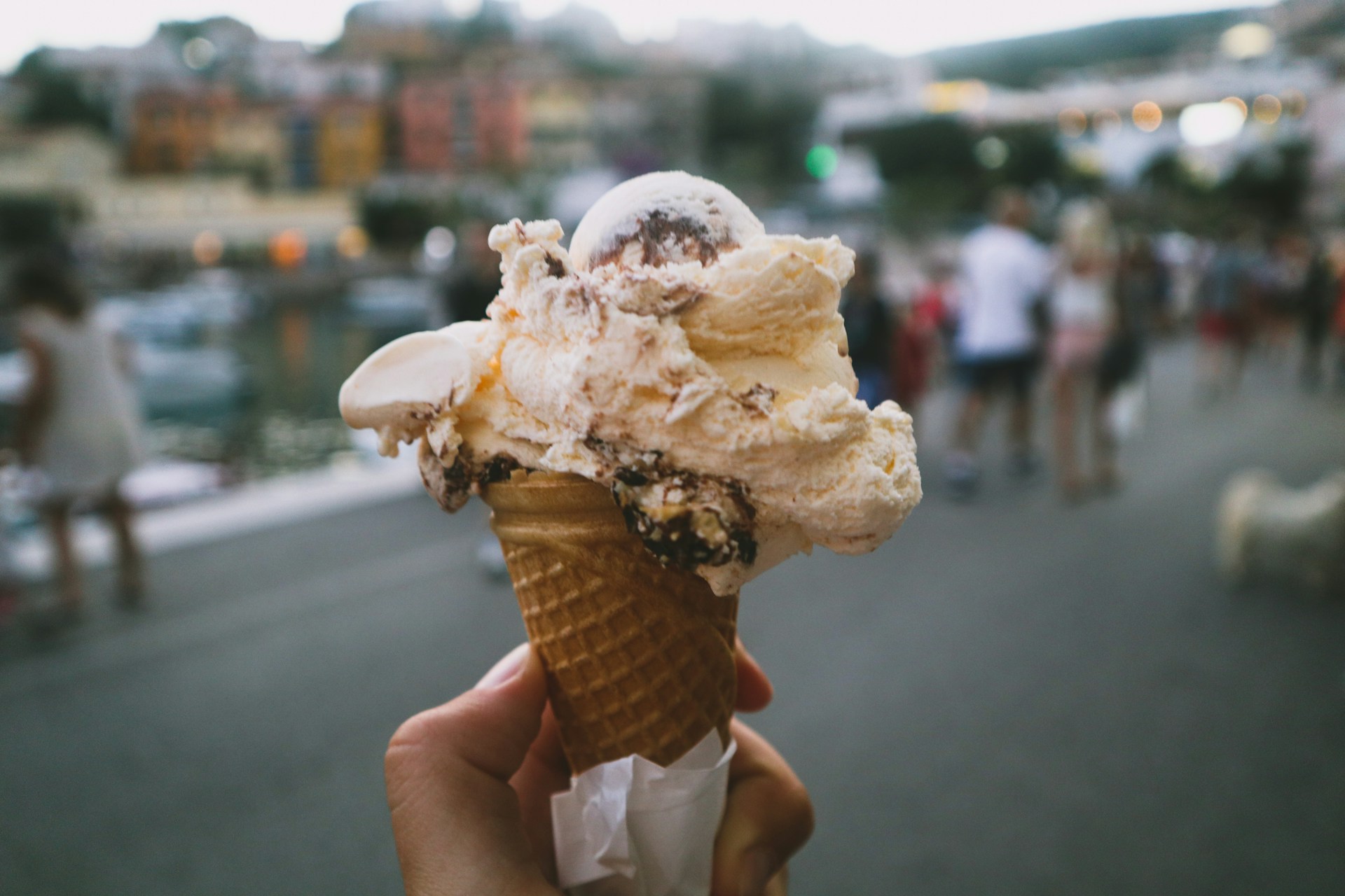 What is vanillin in ice cream?
